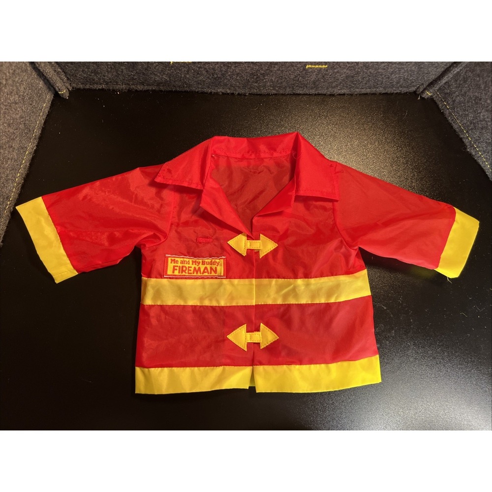 Vintage Playskool Me and My Buddy Fireman Coat Jacket My‎ Buddy Doll 1980s EUC